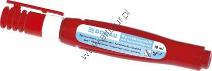 Korektor w piórze Donau z plastikową końcówką, 10ml