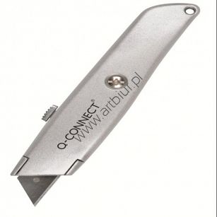 Nóż pakowy Q-CONNECT metalowy, z blokadą