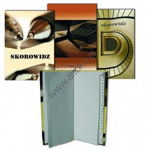 Skorowidz Grand 2/3 A4 96 kartek, szyty, oprawa twarda